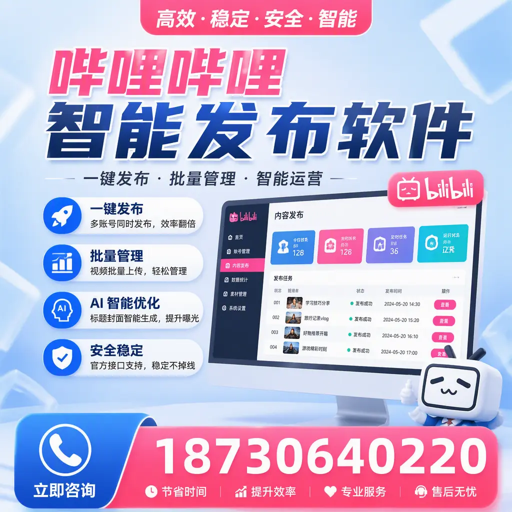 哔哩哔哩智能发布软件与竞争产品对比:在 铁门关 的选择