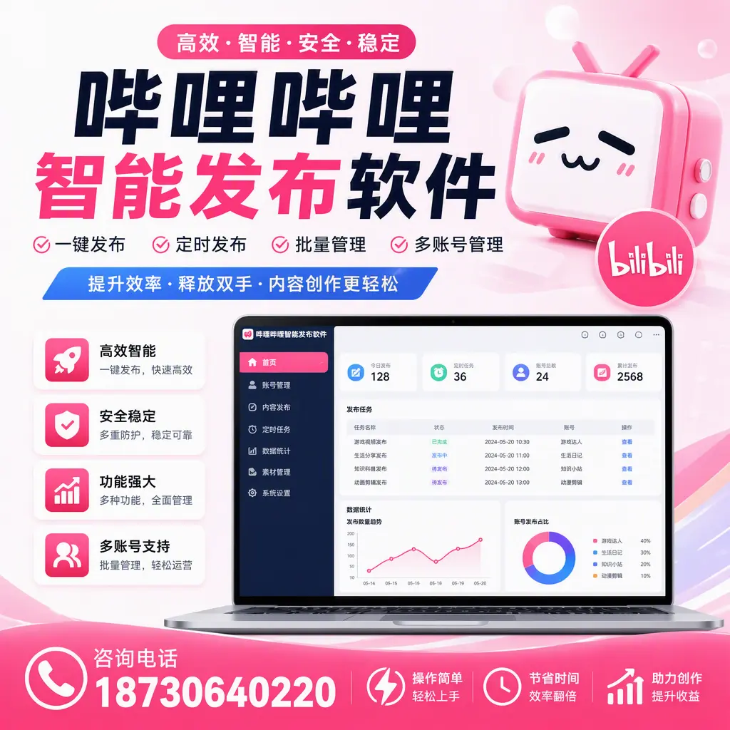 提升内容质量的秘诀:哔哩哔哩智能发布软件在 铁门关 的应用